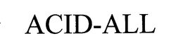 ACID-ALL trademark
