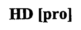 HD [PRO] trademark