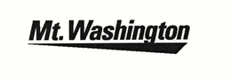MT. WASHINGTON trademark