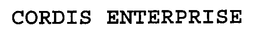 CORDIS ENTERPRISE trademark