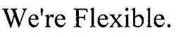 WE'RE FLEXIBLE trademark
