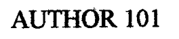 AUTHOR 101 trademark