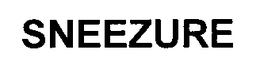 SNEEZURE trademark