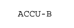 ACCU-B trademark