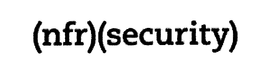 (NFR) (SECURITY) trademark