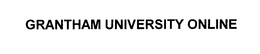 GRANTHAM UNIVERSITY ONLINE trademark