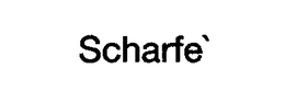 SCHARFE' trademark