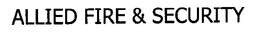 ALLIED FIRE & SECURITY trademark
