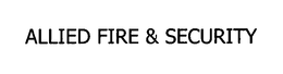 ALLIED FIRE & SECURITY trademark