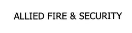 ALLIED FIRE & SECURITY trademark