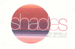 SHADES BY BARIELLE THE NAIL COMPANY trademark
