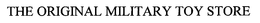 THE ORIGINAL MILITARY TOY STORE trademark