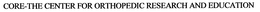 CORE-THE CENTER FOR ORTHOPEDIC RESEARCH AND EDUCATION trademark