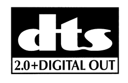 DTS 2.0+DIGITAL OUT trademark