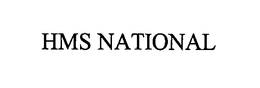 HMS NATIONAL trademark