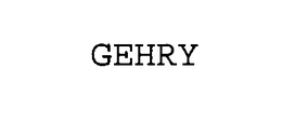 GEHRY trademark