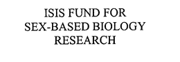 ISIS FUND FOR SEX-BASED BIOLOGY RESEARCH trademark