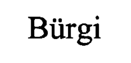 BURGI trademark