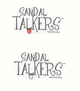 SANDAL TALKERS PATENT PENDING trademark