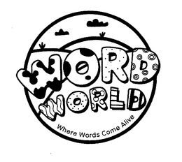 WORD WORLD WHERE WORDS COME ALIVE trademark