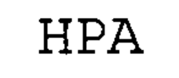 HPA trademark