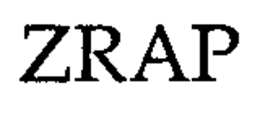 ZRAP trademark