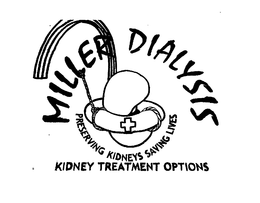 MILLER DIALYSIS PRESERVING KIDNEYS SAVING LIVES KIDNEY TREATMENT OPTIONS trademark