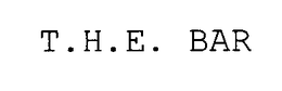 T.H.E.  BAR trademark
