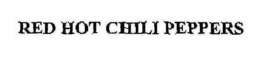 RED HOT CHILI PEPPERS trademark