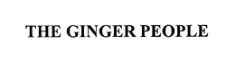 THE GINGER PEOPLE trademark
