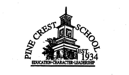 PINE CREST SCHOOL EST. 1934 EDUCATION CHARACTER LEADERSHIP trademark