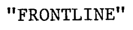 "FRONTLINE" trademark