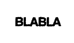BLABLA trademark