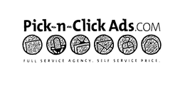 PICK-N-CLICK ADS.COM FULL SERVICE AGENCY. SELF SERVICE PRICE. trademark