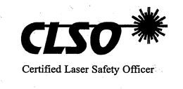 CLSO CERTIFIED LASER SAFETY OFFICER trademark