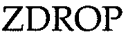 ZDROP trademark