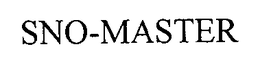 SNO-MASTER trademark