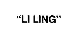 "LI LING" trademark