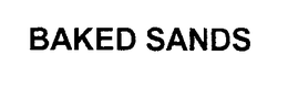 BAKED SANDS trademark