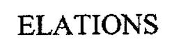 ELATIONS trademark