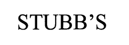 STUBB'S trademark