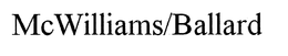 MCWILLIAMS/BALLARD trademark