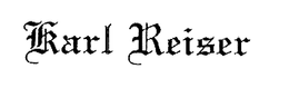 KARL REISER trademark