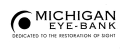 MICHIGAN EYE-BANK DEDICATED TO THE RESTORATION OF SIGHT trademark