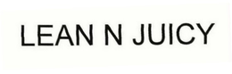 LEAN N JUICY trademark