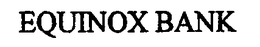 EQUINOX BANK trademark