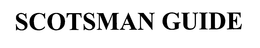 SCOTSMAN GUIDE trademark