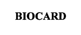 BIOCARD trademark