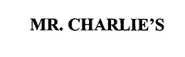 MR. CHARLIE'S trademark