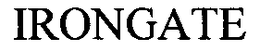 IRONGATE trademark